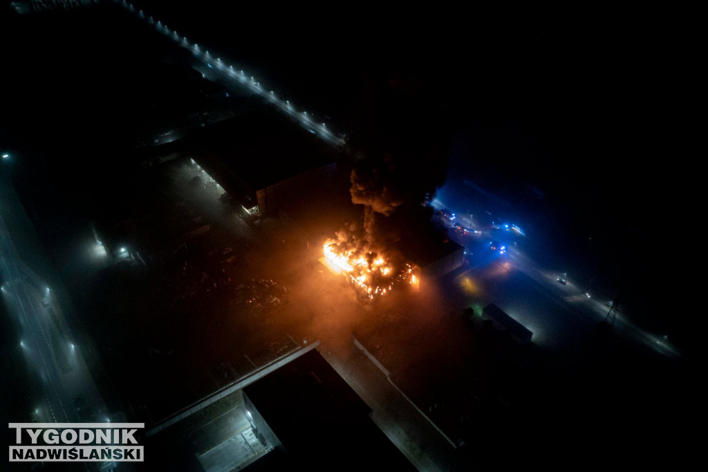 Pożar w Stalowej Woli