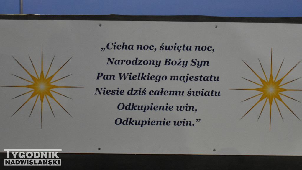 Otwarcie żywej szopki w Sandomierzu