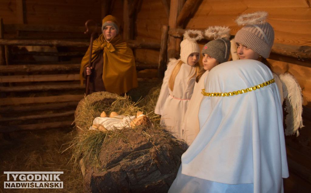 Otwarcie żywej szopki w Sandomierzu