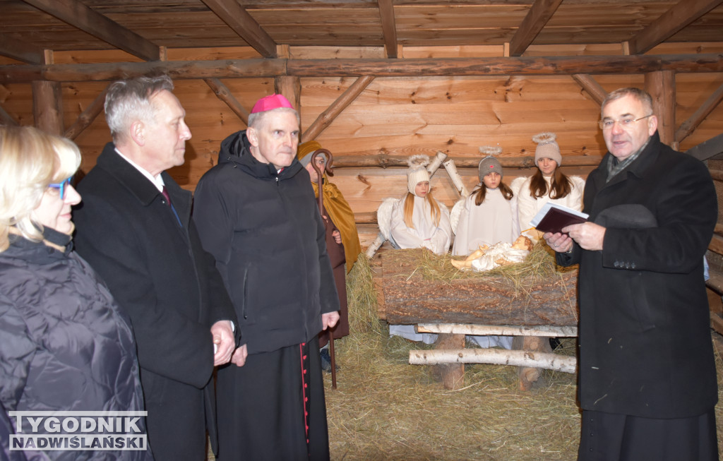 Otwarcie żywej szopki w Sandomierzu