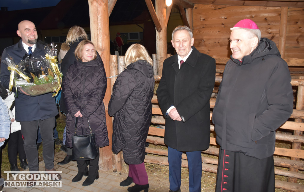 Otwarcie żywej szopki w Sandomierzu