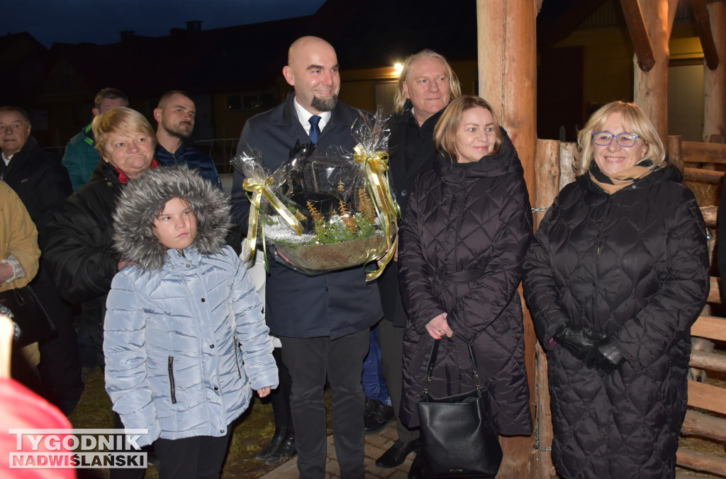 Otwarcie żywej szopki w Sandomierzu