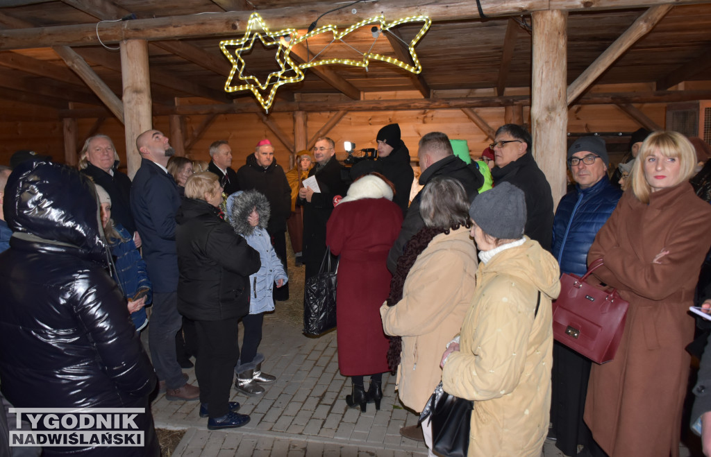 Otwarcie żywej szopki w Sandomierzu