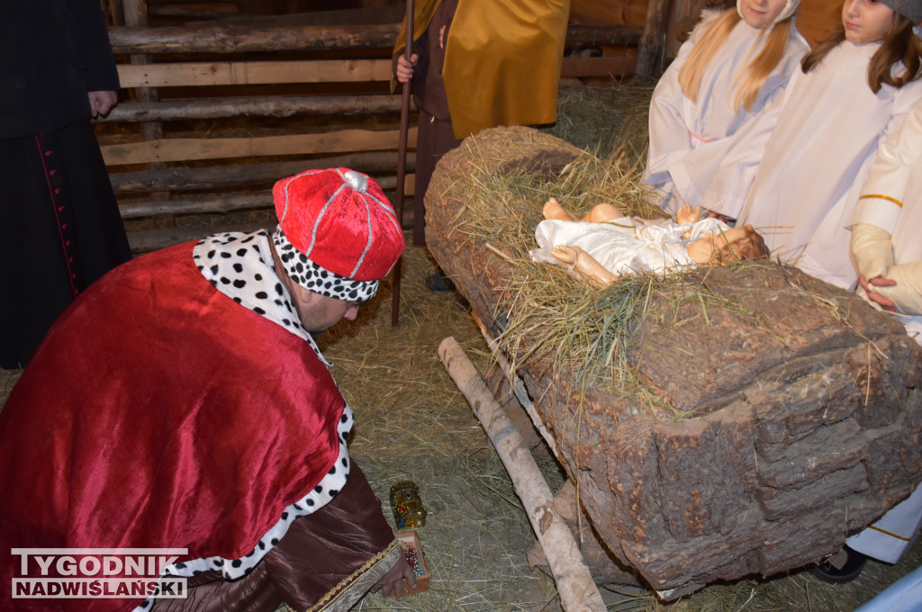 Otwarcie żywej szopki w Sandomierzu