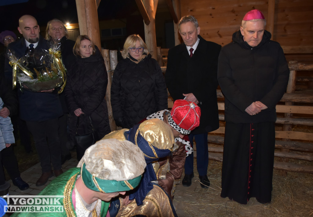 Otwarcie żywej szopki w Sandomierzu