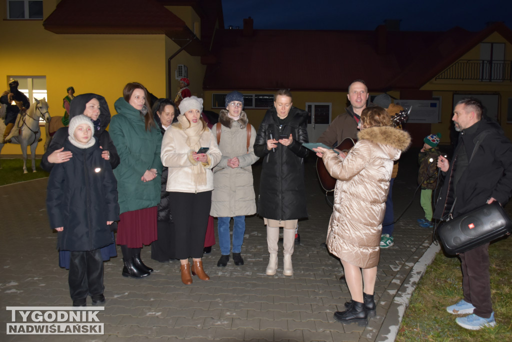 Otwarcie żywej szopki w Sandomierzu
