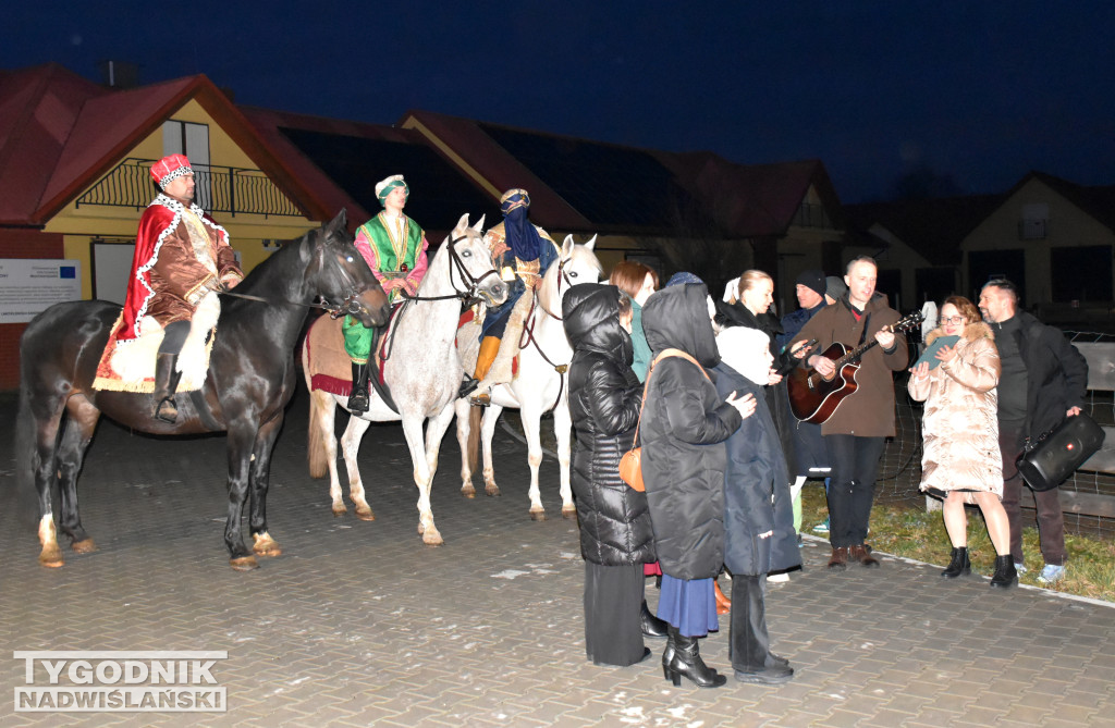 Otwarcie żywej szopki w Sandomierzu