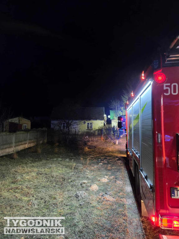 Pożar w miejscowości Zdzieci Nowe (gm. Połaniec)