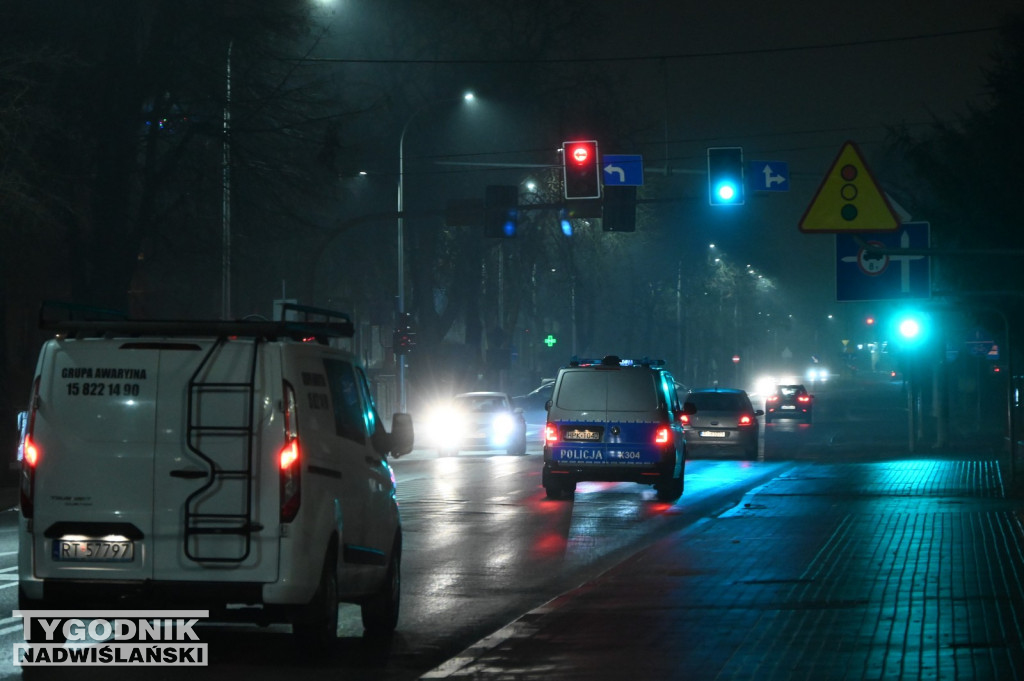 Gołoledź w Tarnobrzegu