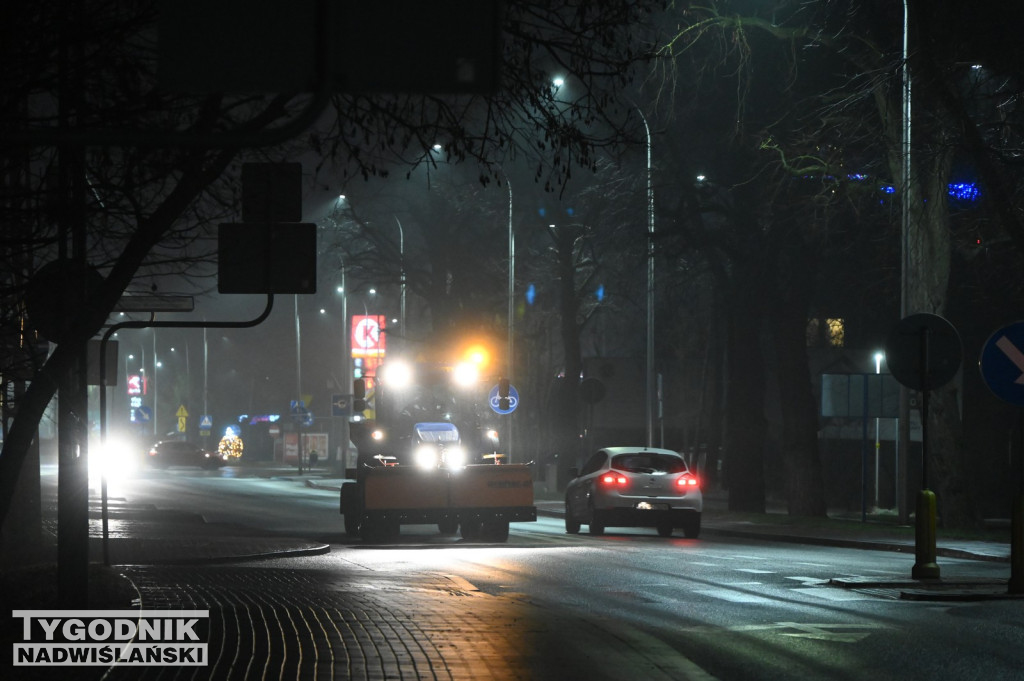 Gołoledź w Tarnobrzegu