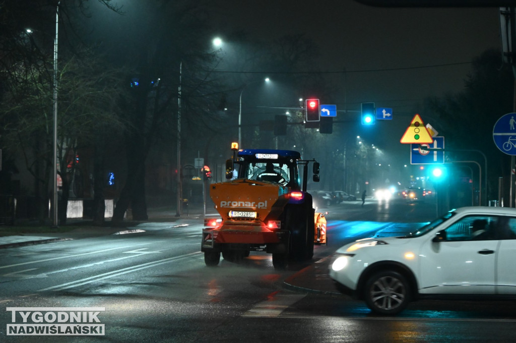 Gołoledź w Tarnobrzegu