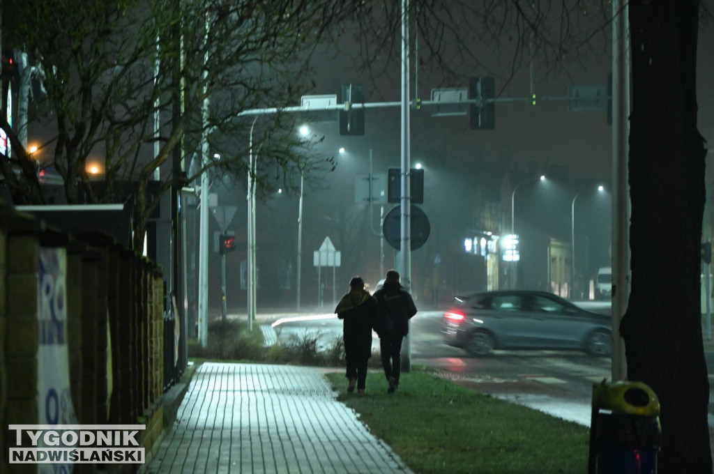 Gołoledź w Tarnobrzegu
