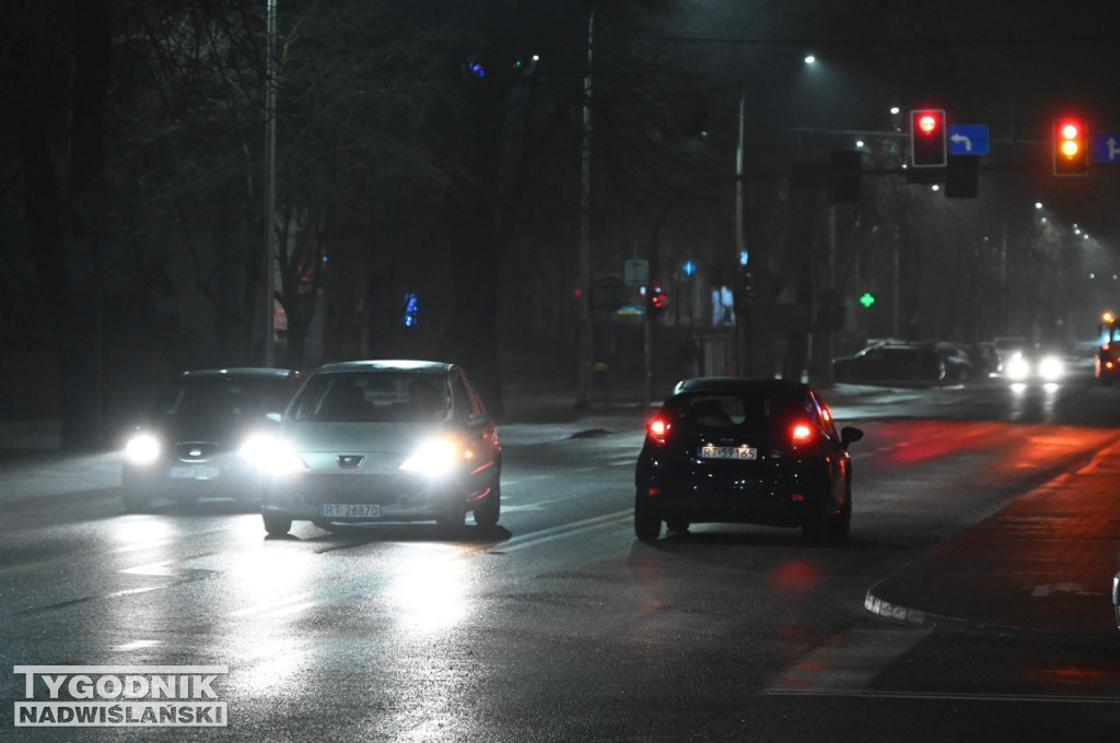 Gołoledź w Tarnobrzegu