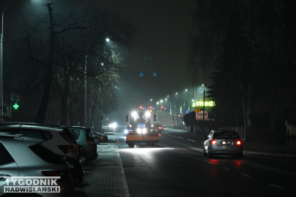 Gołoledź w Tarnobrzegu