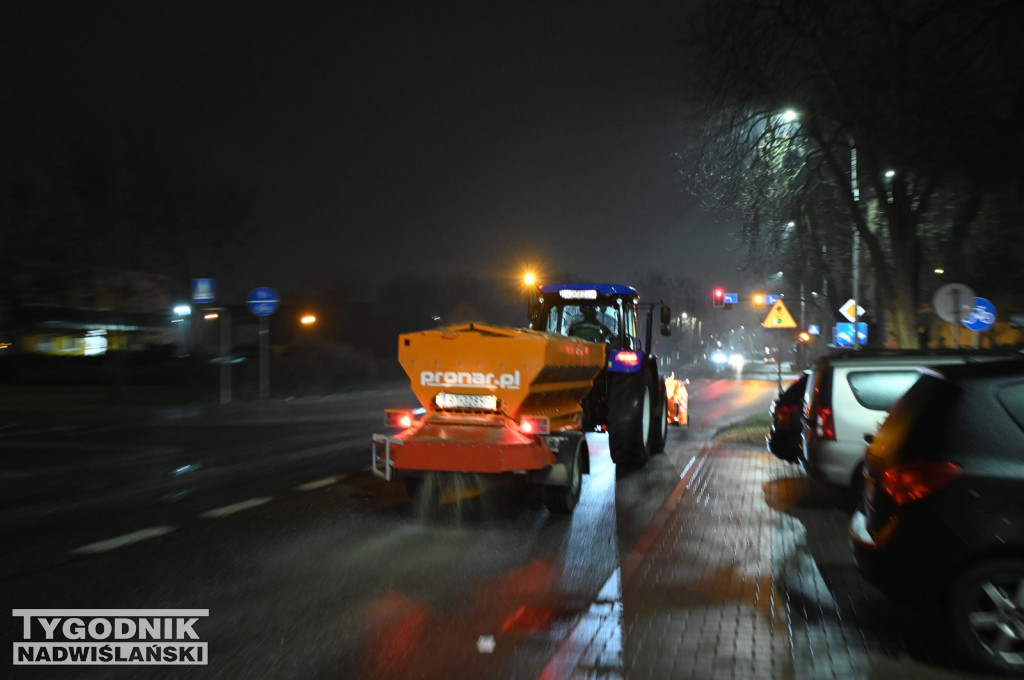 Gołoledź w Tarnobrzegu