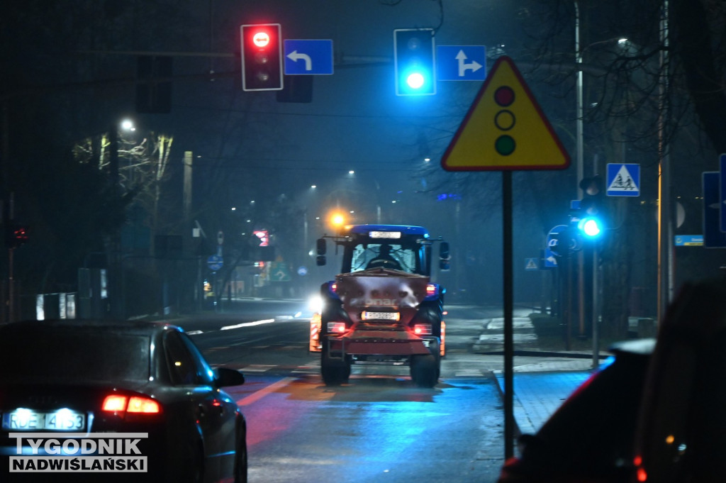 Gołoledź w Tarnobrzegu