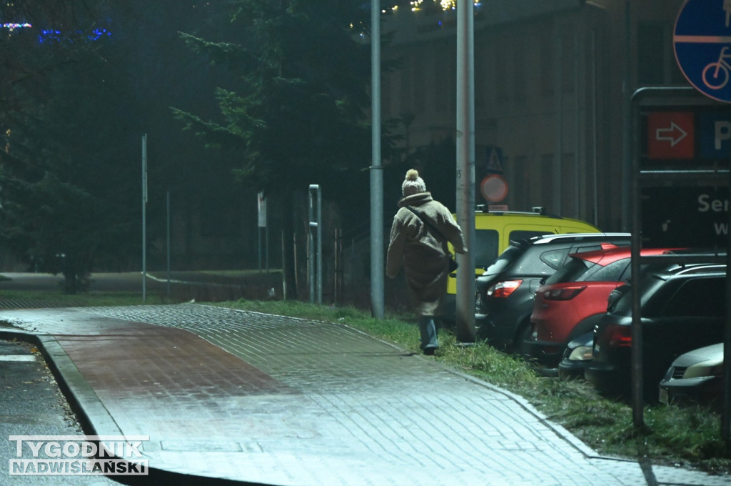 Gołoledź w Tarnobrzegu