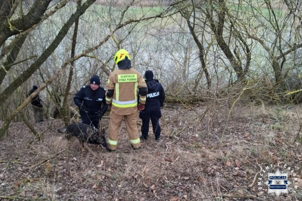 Poszukiwania zaginionej z gminy Lipnik
