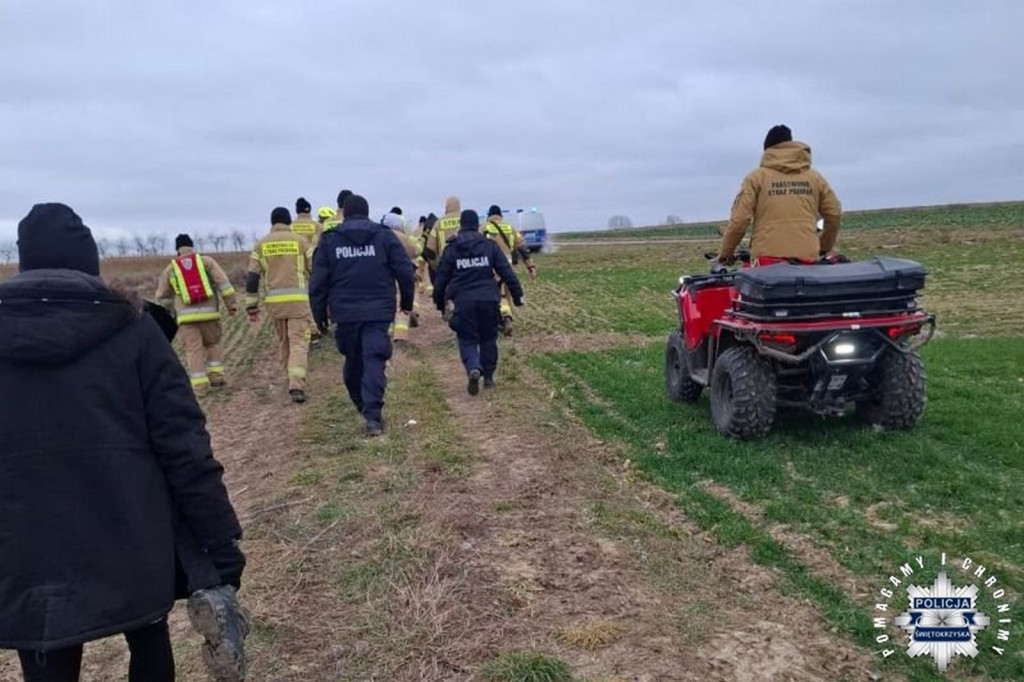 Poszukiwania zaginionej z gminy Lipnik