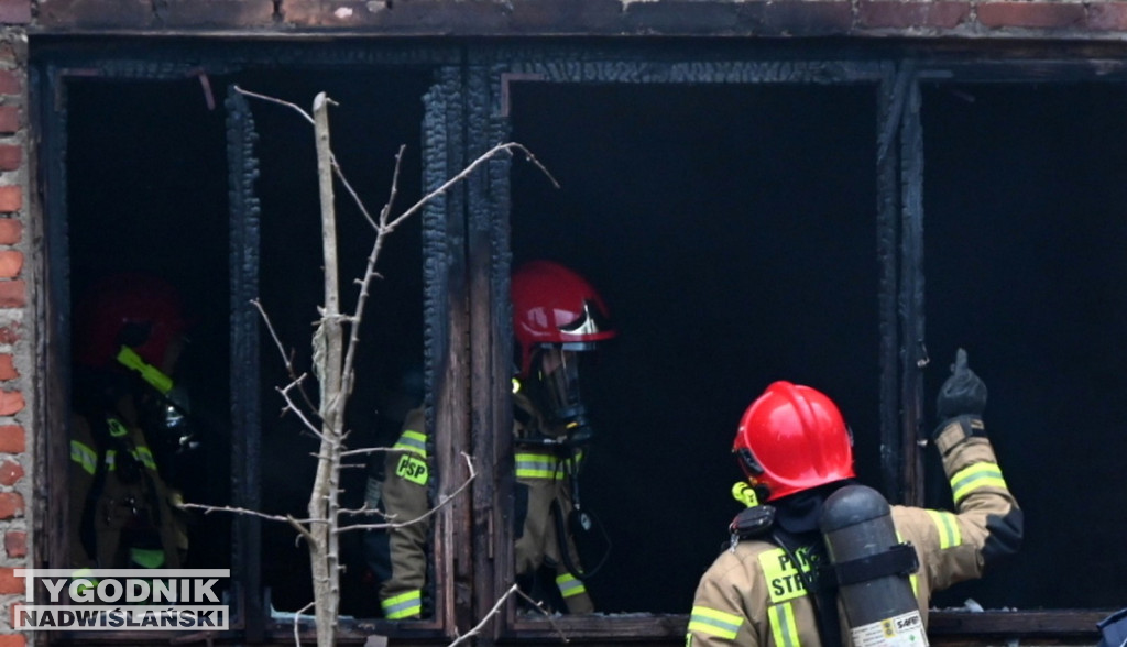 Pożar w Tarnobrzegu