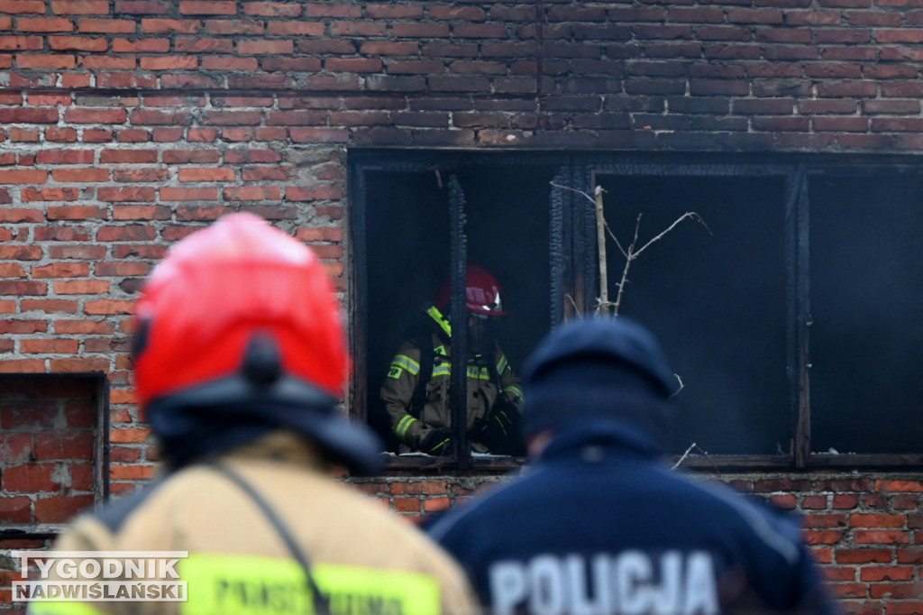 Pożar w Tarnobrzegu