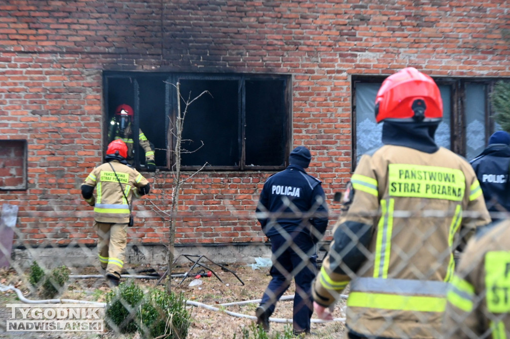 Pożar w Tarnobrzegu