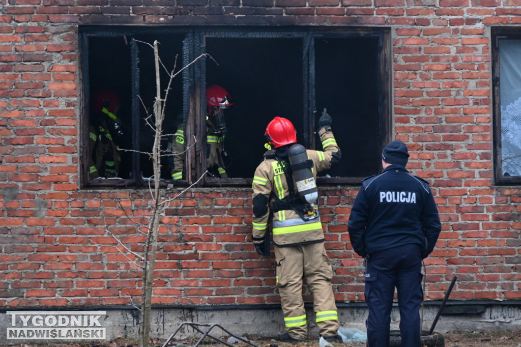 Pożar w Tarnobrzegu