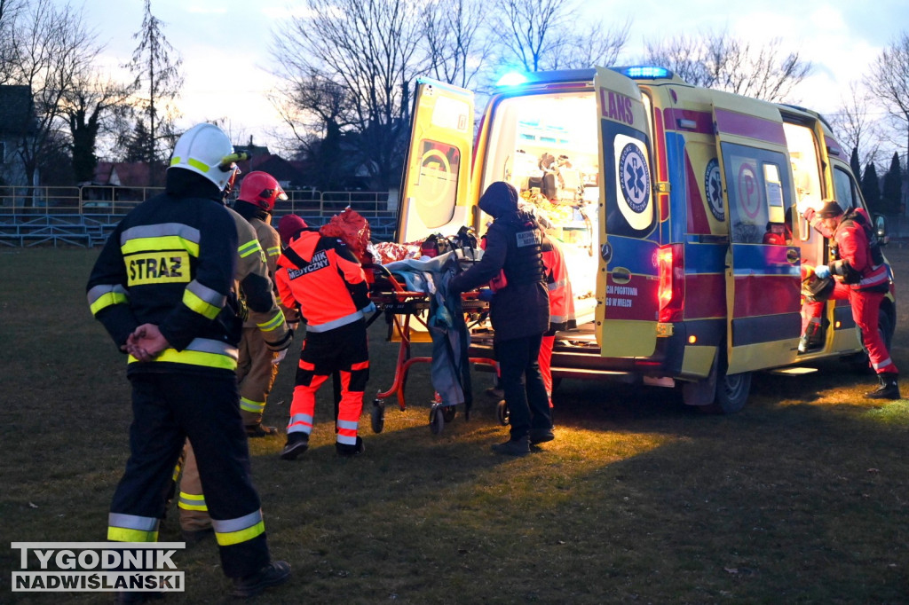 Pożar w Tarnobrzegu