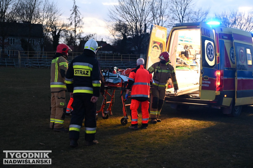 Pożar w Tarnobrzegu