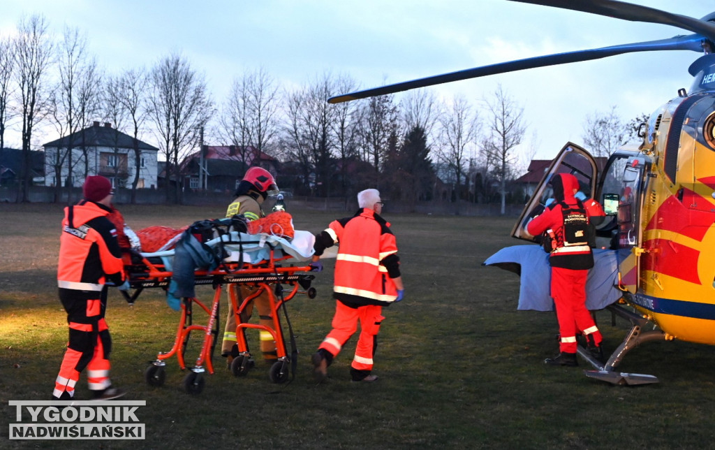 Pożar w Tarnobrzegu