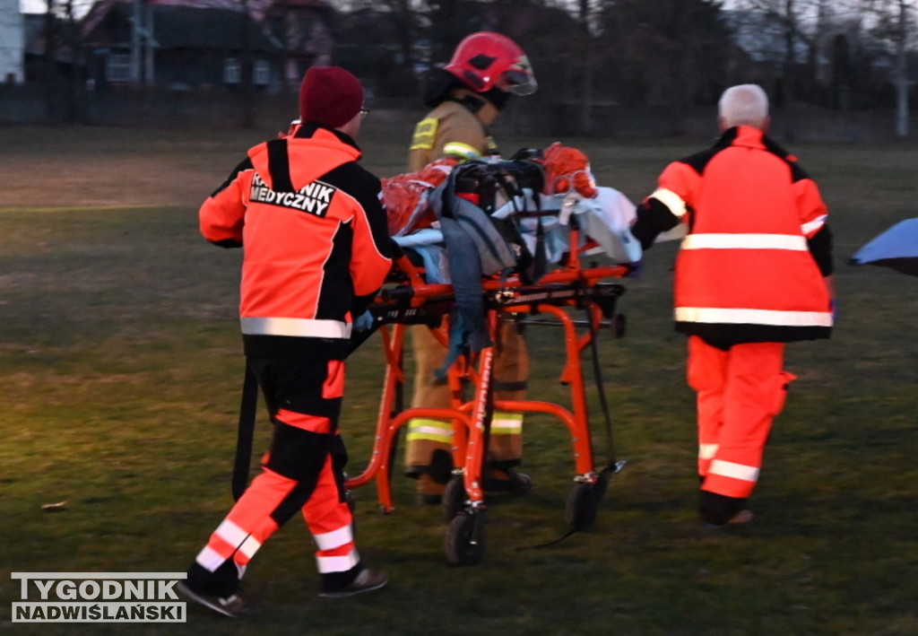 Pożar w Tarnobrzegu