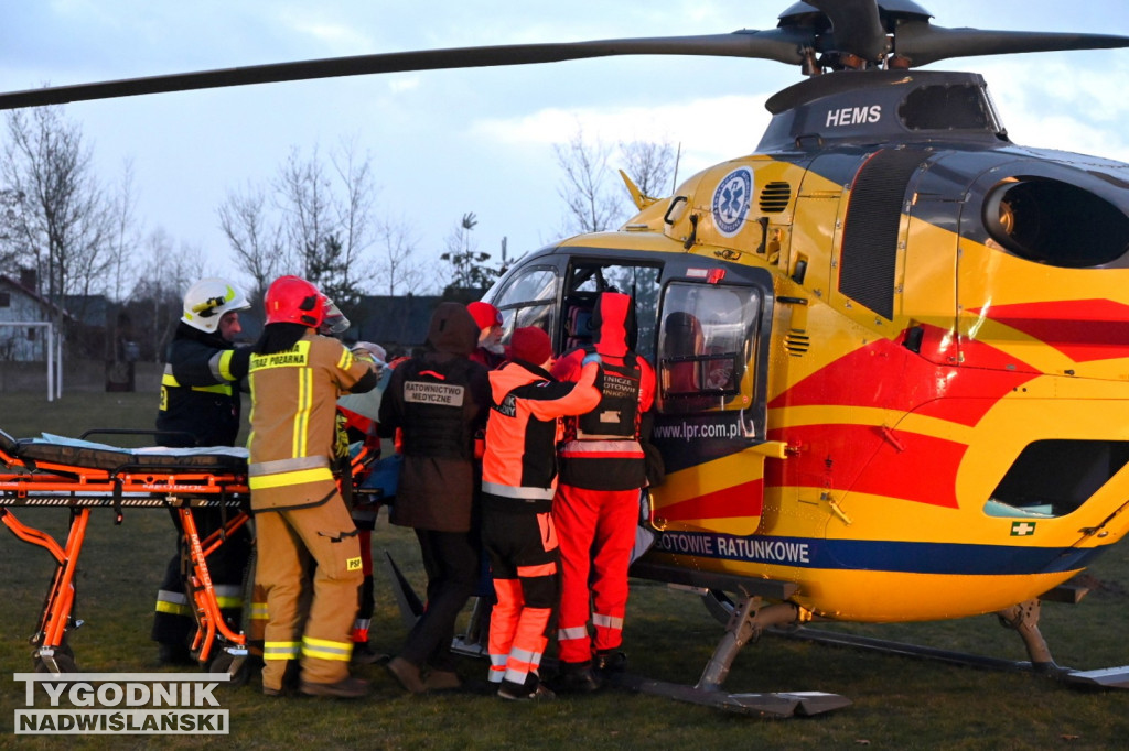 Pożar w Tarnobrzegu