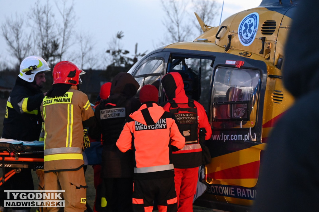 Pożar w Tarnobrzegu