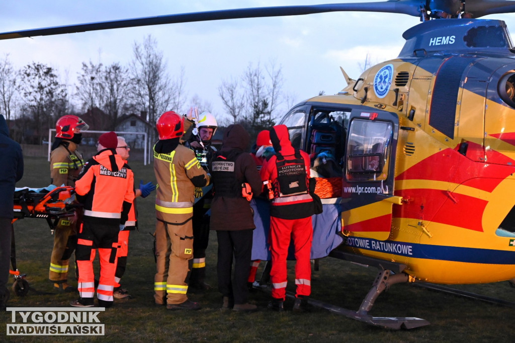 Pożar w Tarnobrzegu