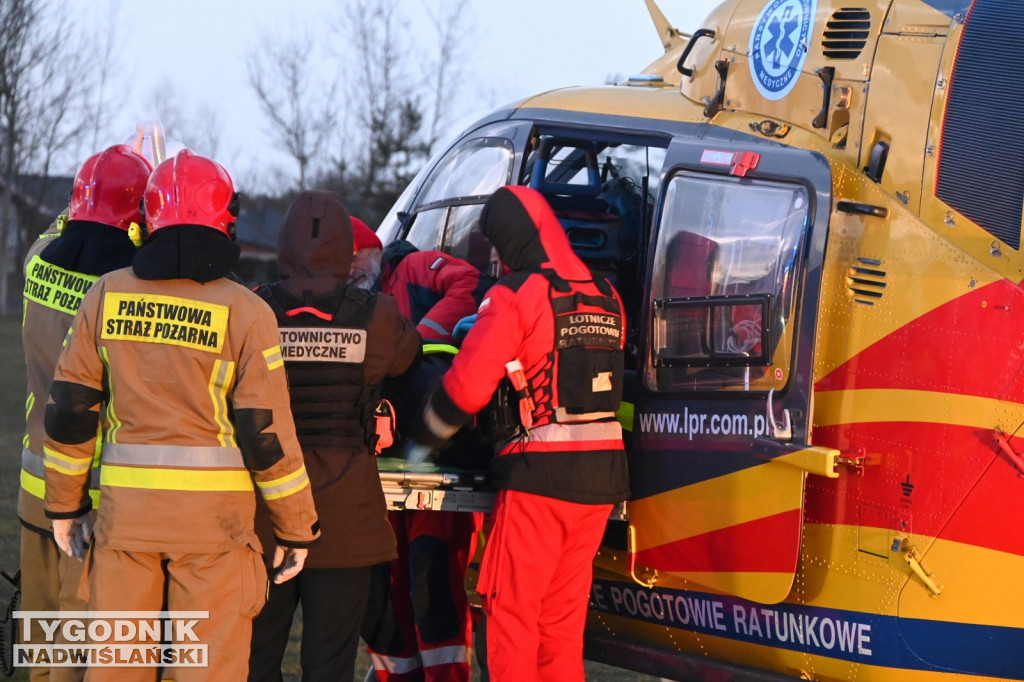 Pożar w Tarnobrzegu