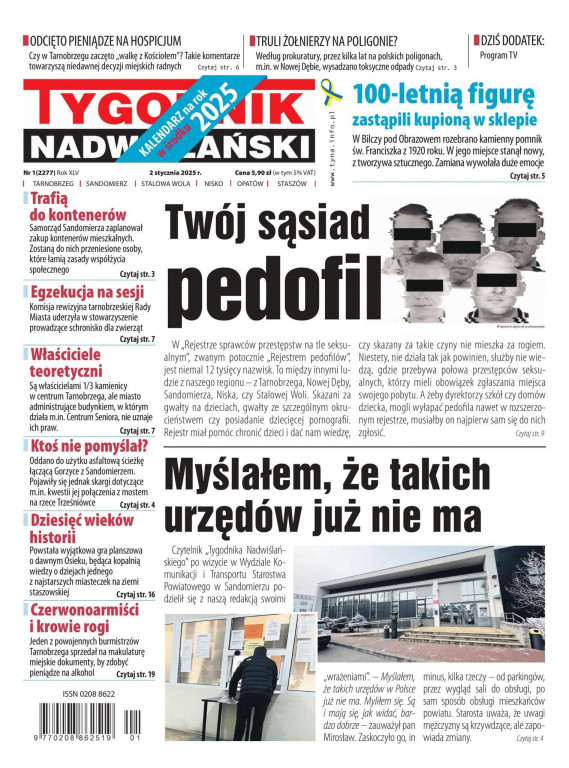Jedynki Tygodnika Nadwiślańskiego w 2025 roku
