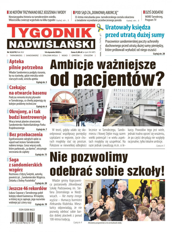 Jedynki Tygodnika Nadwiślańskiego w 2025 roku