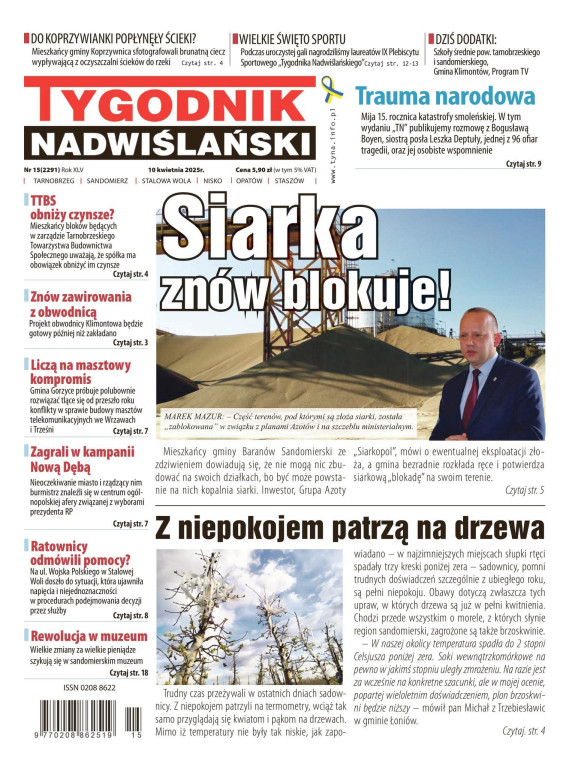 Jedynki Tygodnika Nadwiślańskiego w 2025 roku