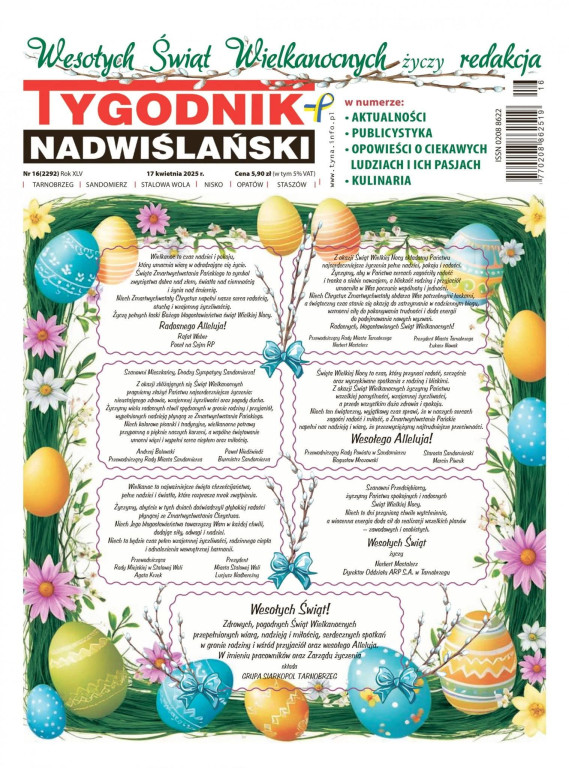 Jedynki Tygodnika Nadwiślańskiego w 2025 roku