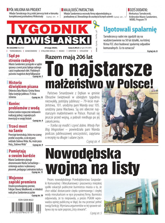 Jedynki Tygodnika Nadwiślańskiego w 2025 roku