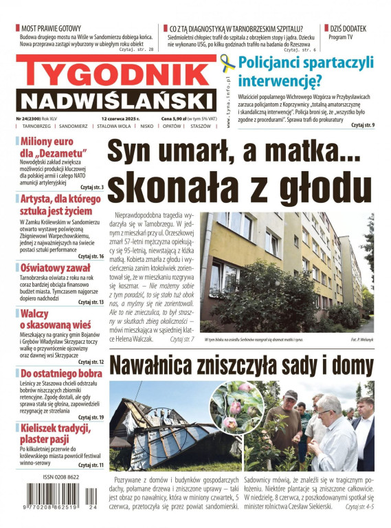 Jedynki Tygodnika Nadwiślańskiego w 2025 roku