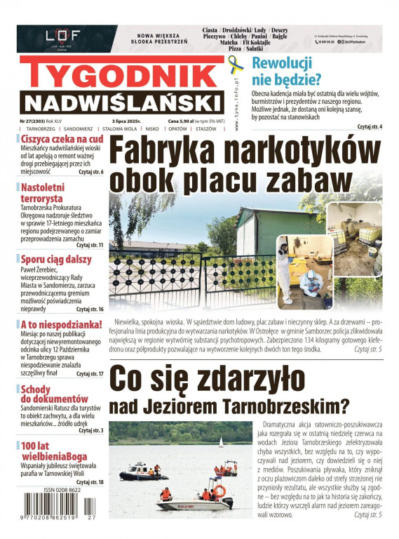 Jedynki Tygodnika Nadwiślańskiego w 2025 roku