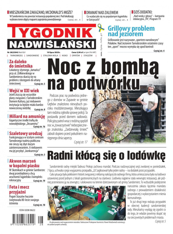 Jedynki Tygodnika Nadwiślańskiego w 2025 roku