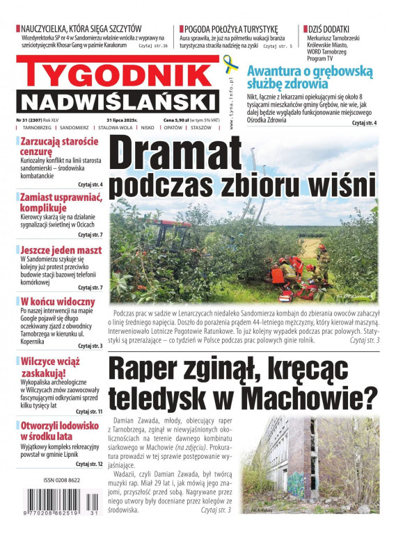 Jedynki Tygodnika Nadwiślańskiego w 2025 roku