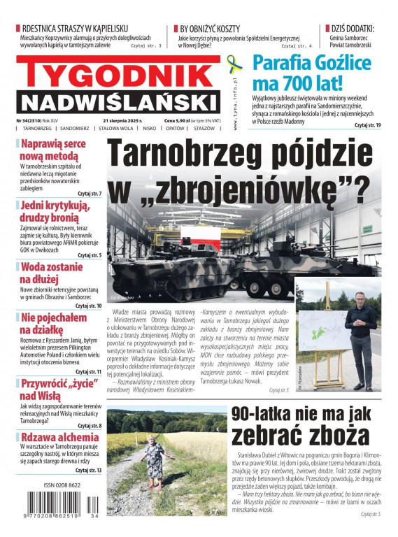 Jedynki Tygodnika Nadwiślańskiego w 2025 roku