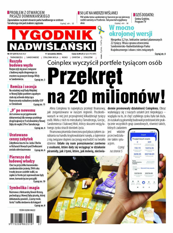Jedynki Tygodnika Nadwiślańskiego w 2025 roku