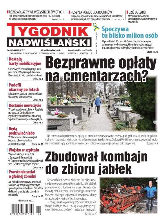 Jedynki Tygodnika Nadwiślańskiego w 2025 roku