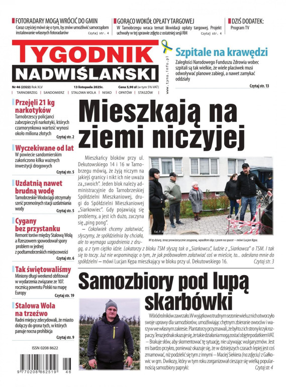 Jedynki Tygodnika Nadwiślańskiego w 2025 roku