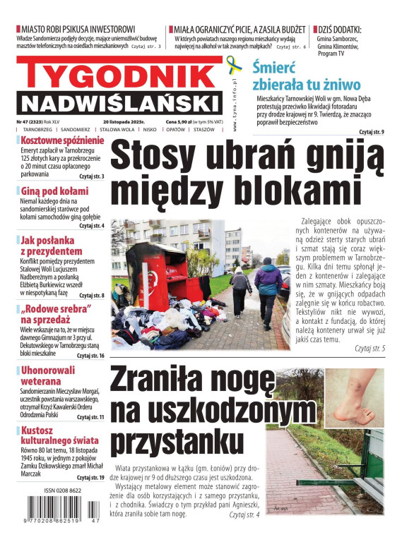 Jedynki Tygodnika Nadwiślańskiego w 2025 roku