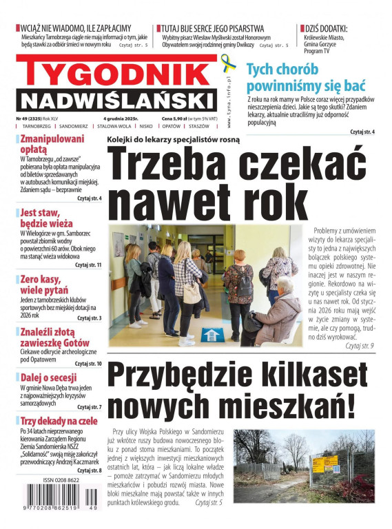 Jedynki Tygodnika Nadwiślańskiego w 2025 roku